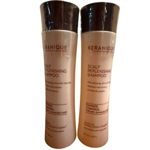 Keranique Scalp Replenishing Shampoo, 8Fl Oz, New & Sealed SET OF 2!